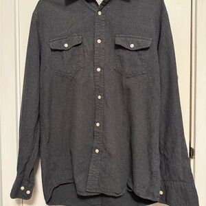 Men'sSt‎ John’s Bay Brushed Flannel Button -Up Shirt